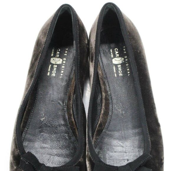 The
Original Car Shoe Brown Black Ballet Flats 37 - Picture 3 of 10